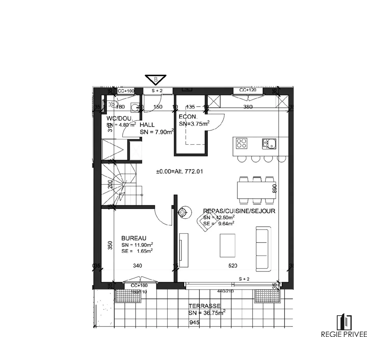 Généreuse Villa idéalement située, parc & garage compris. Vente s-plan - Photo 8 sur 13