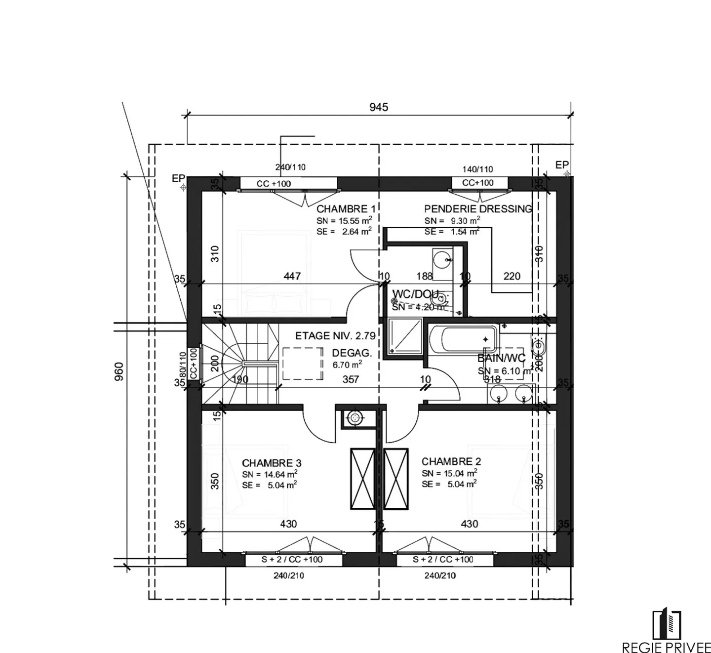 Généreuse Villa idéalement située, parc & garage compris. Vente s-plan - Photo 9 sur 13