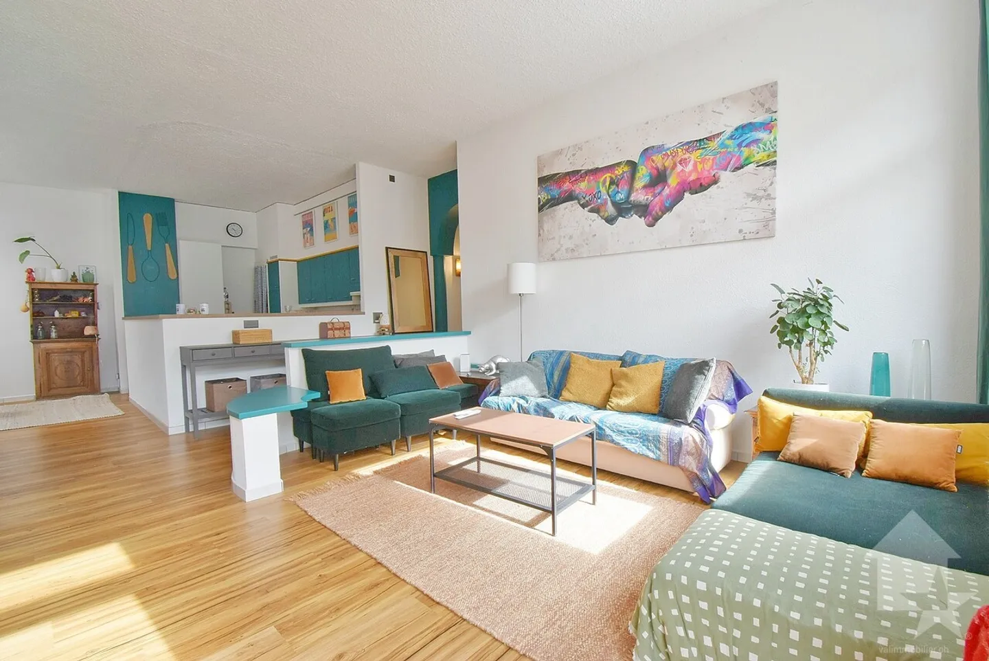 Pretty 4.5-room apartment with a garden in the center of Sierre, close to all amenities! - Photo 2 of 14