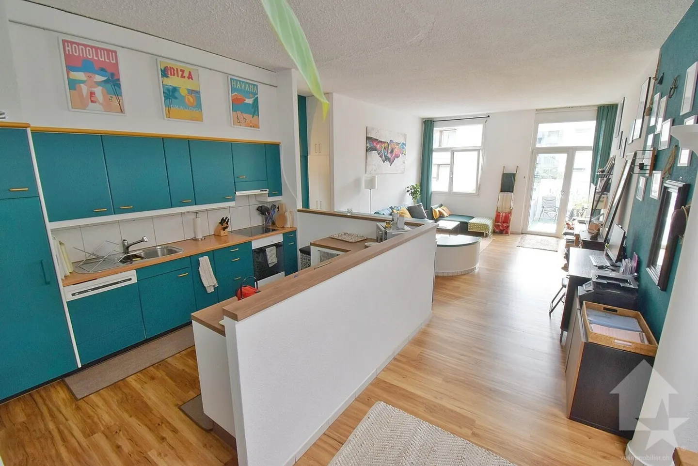 Pretty 4.5-room apartment with a garden in the center of Sierre, close to all amenities! - Photo 4 of 14