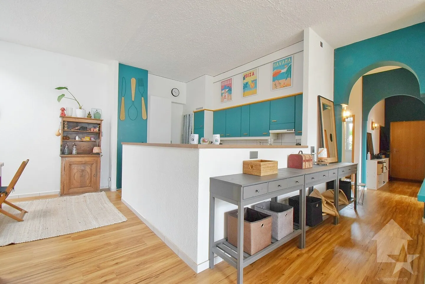 Pretty 4.5-room apartment with a garden in the center of Sierre, close to all amenities! - Photo 5 of 14