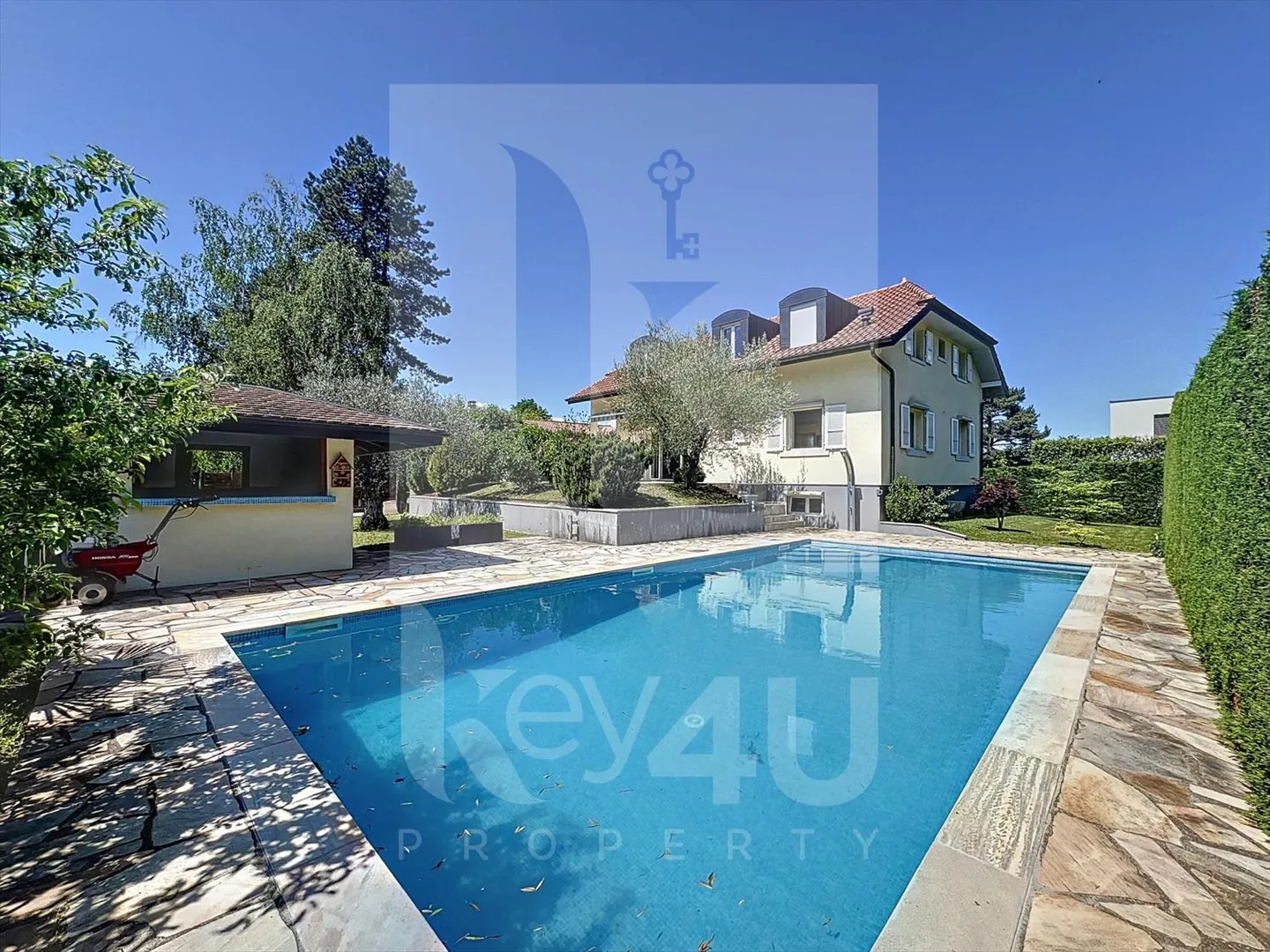 Veyrier ? Geräumige Familienvilla mit Pool, ruhig und mit freiem Blick - Foto 1 von 10