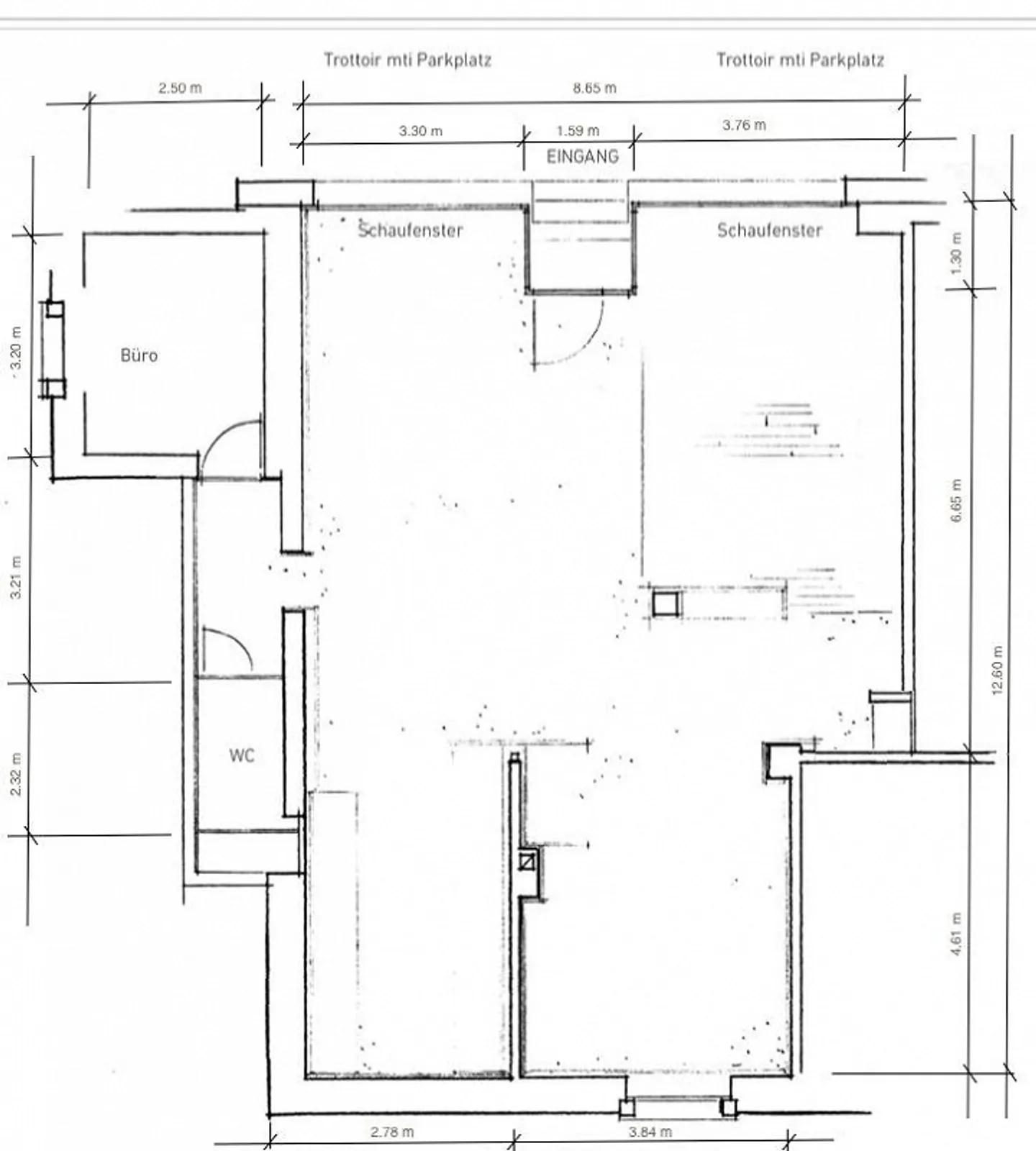 Spazio commerciale spazioso direttamente sulla strada principale - Foto 2 di 2