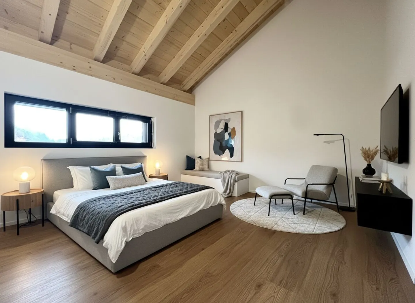 Geräumige Wohnung mit Bergblick - Foto 4 von 13