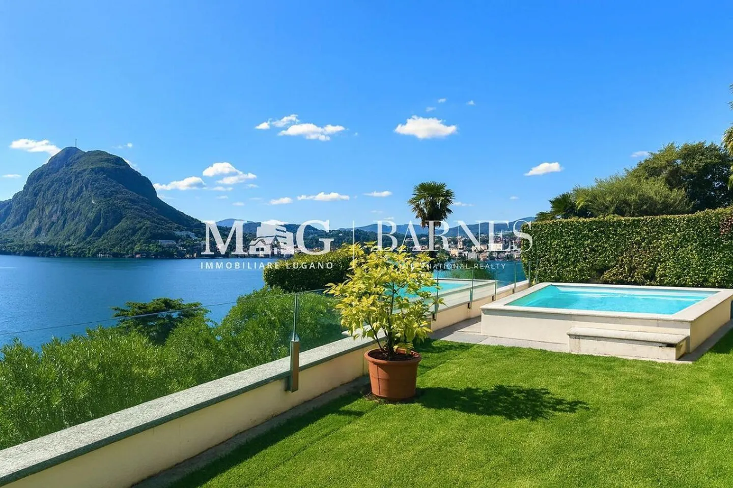 Lugano, Castagnola: Apartment mit Seeblick, Pool und Garten - Foto 5 von 16