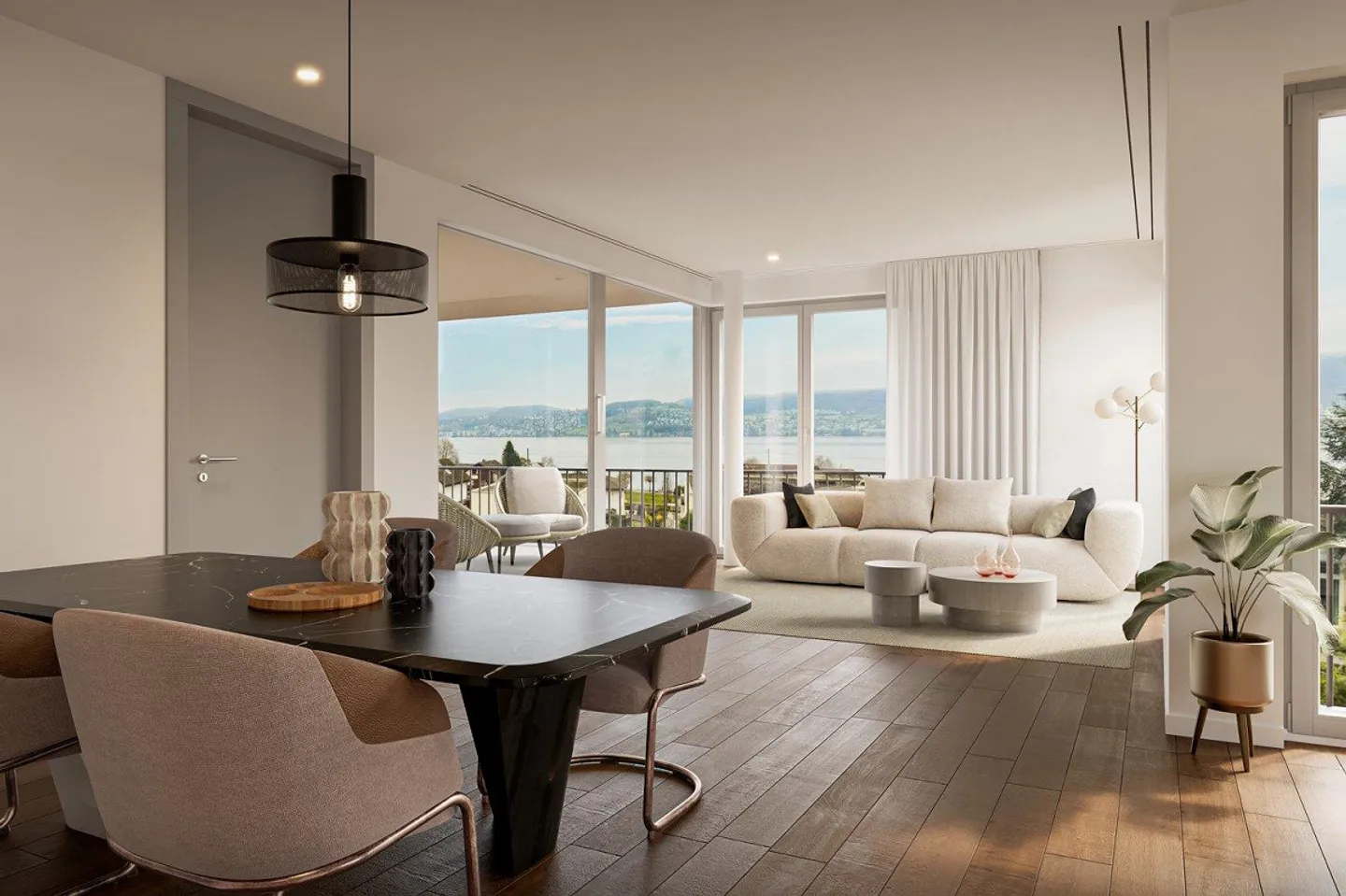 Stilvolle Wohnung mit Seeblick - Foto 1 von 4