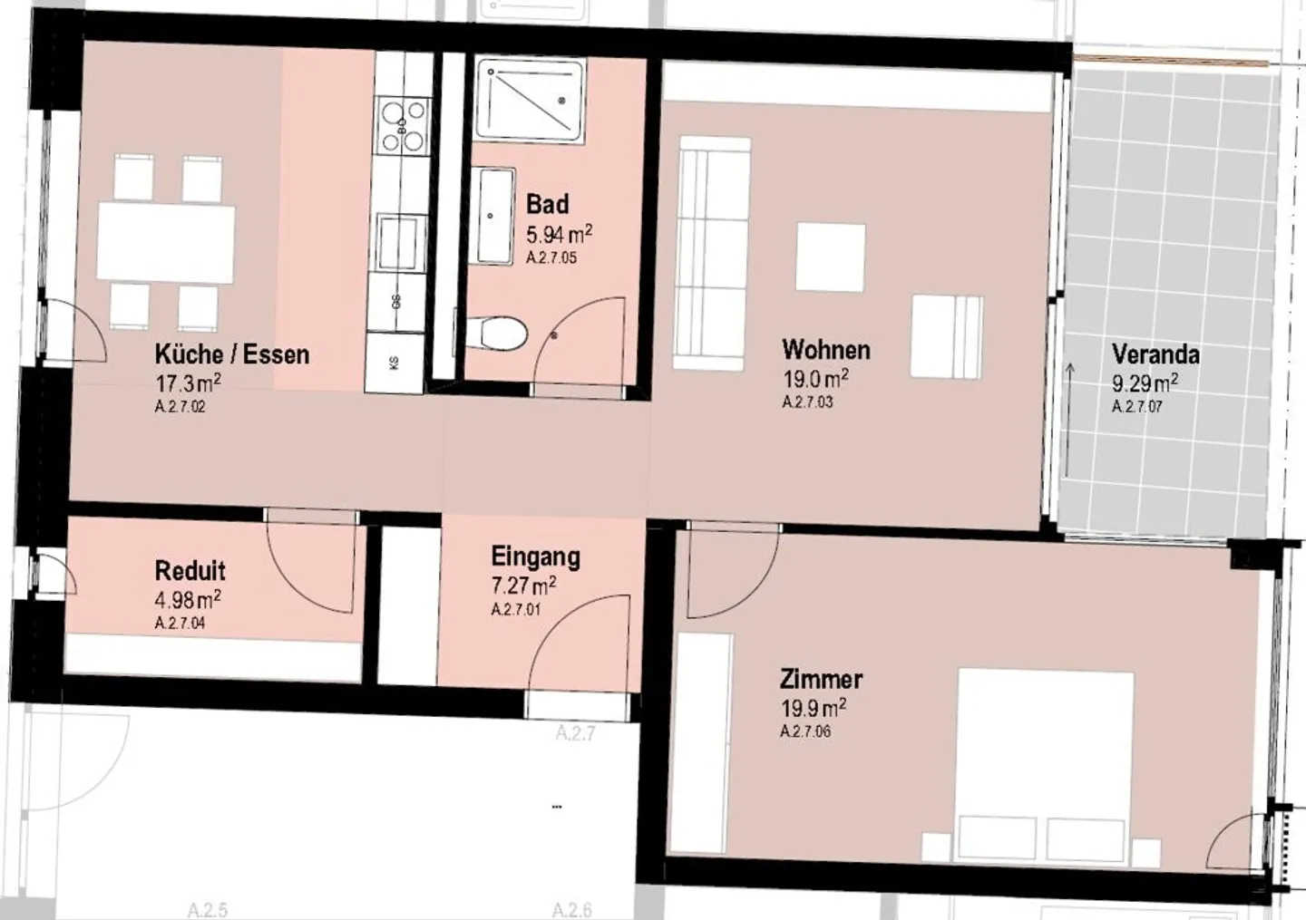 Moderno appartamento di 2,5 stanze in affitto a Ilanz! - Foto 8 di 8