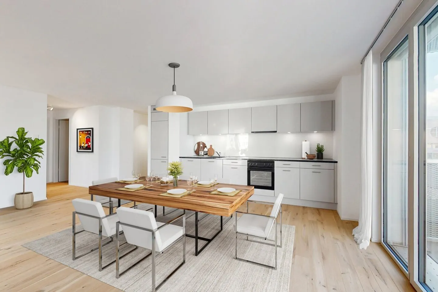 Appartement rénové au centre-ville - Photo 1 sur 10