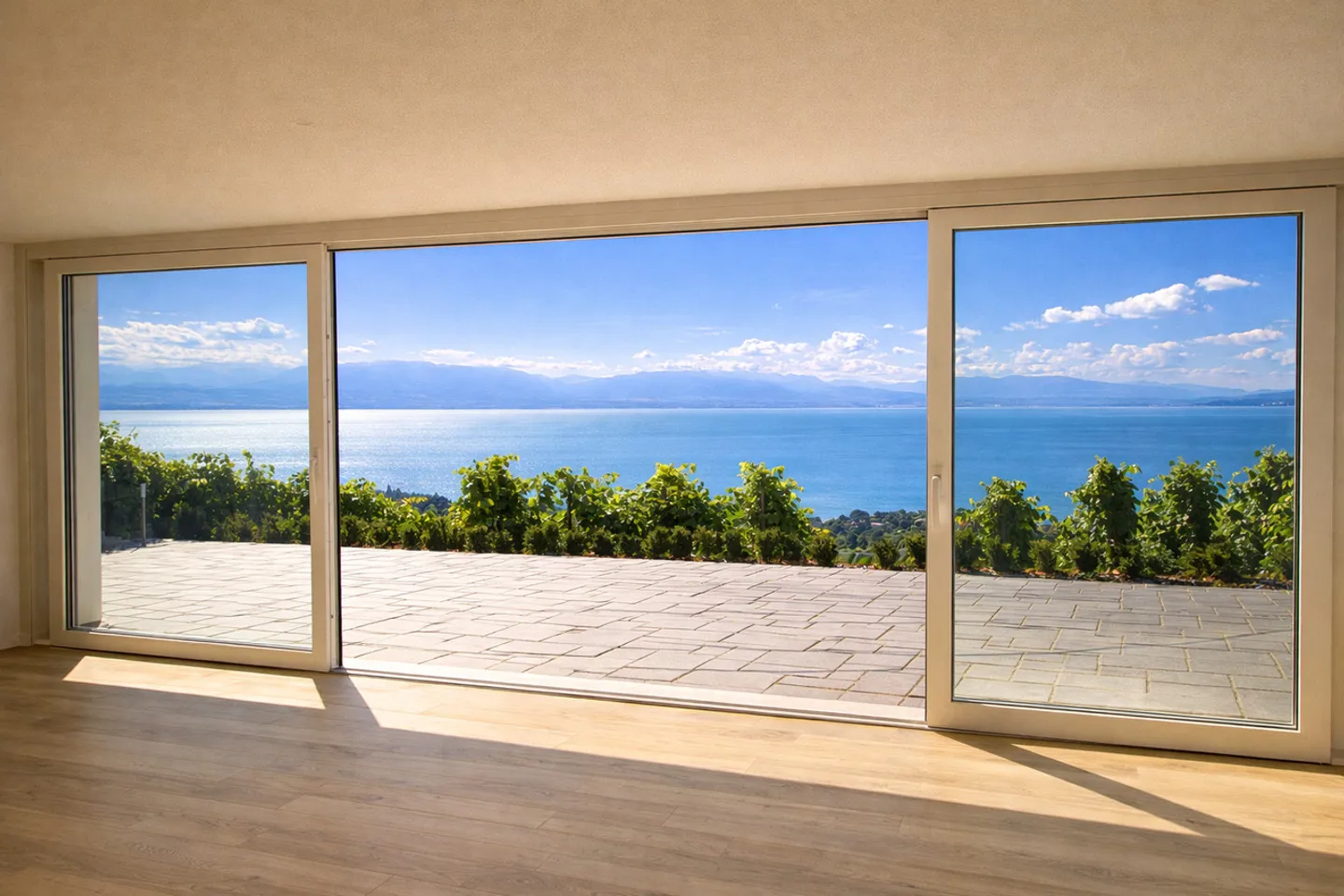 Außergewöhnliche Wohnung mit Terrasse und Panoramablick auf den See - Foto 4 von 4