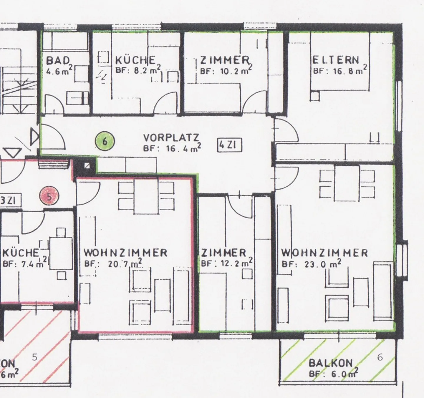 Appartement 4 pièces comme neuf avec balcon - Photo 11 sur 11