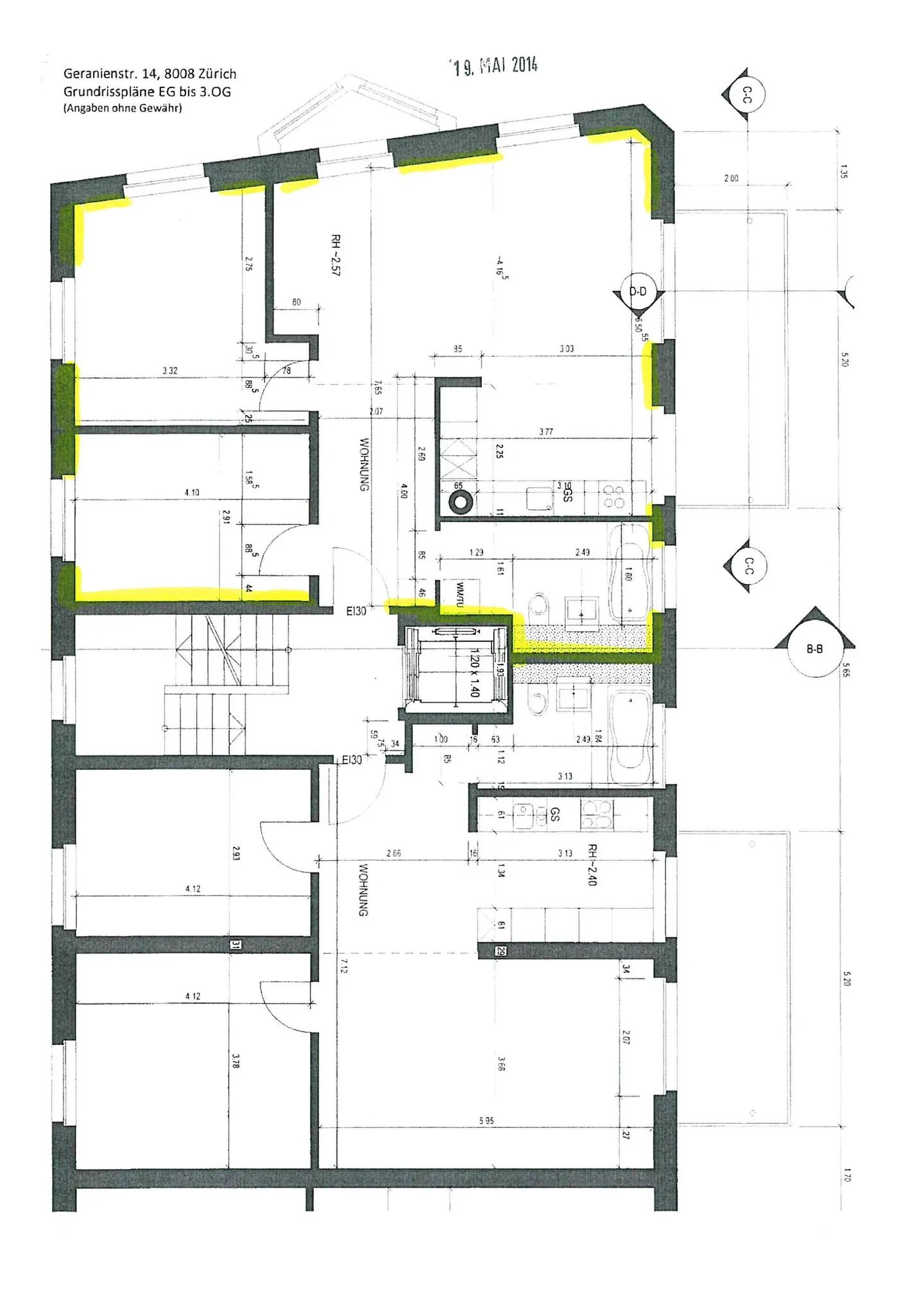Geräumige Stadtwohnung mit schönem Ausbau und Waschturm - Photo 9 of 9