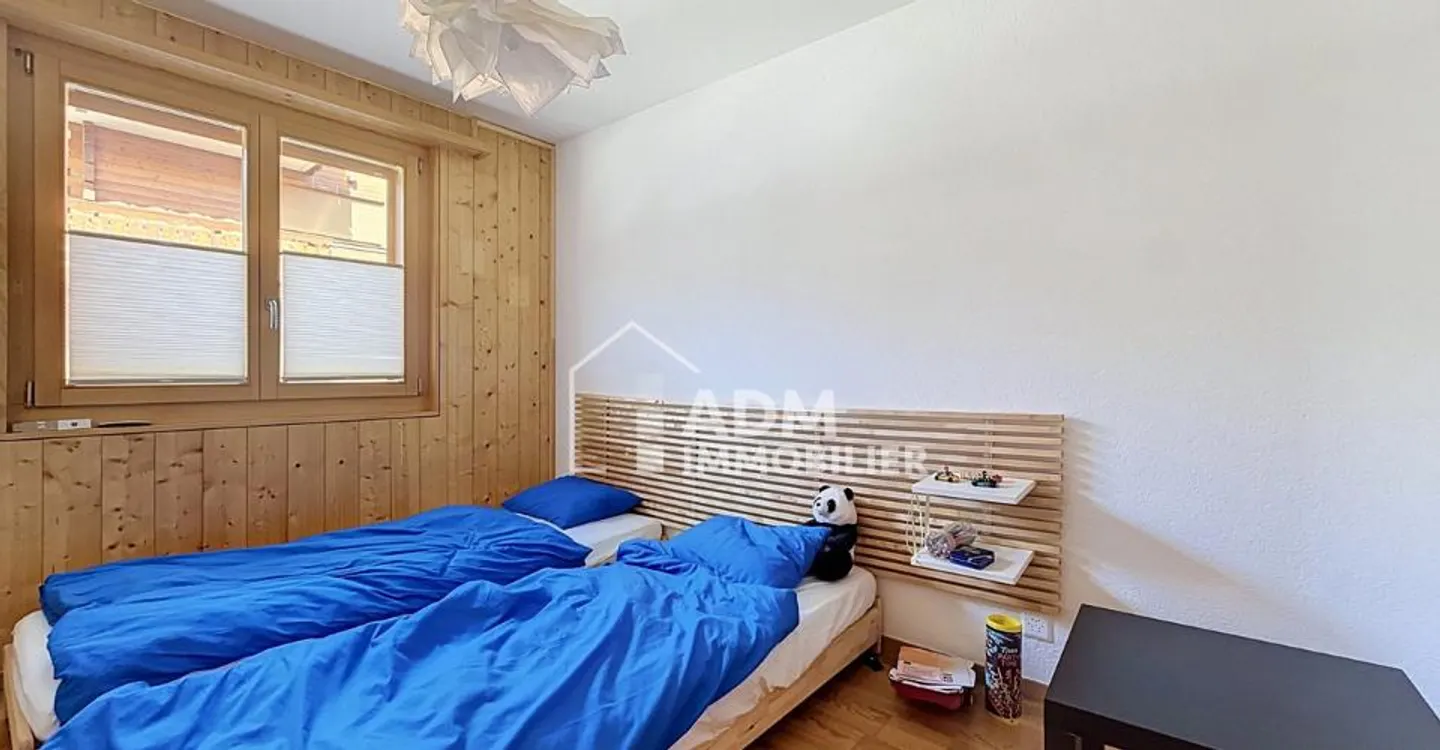Ovronnaz, appartement 3.5 pièces avec vue dégagée sur les Alpes - Foto 7 di 12
