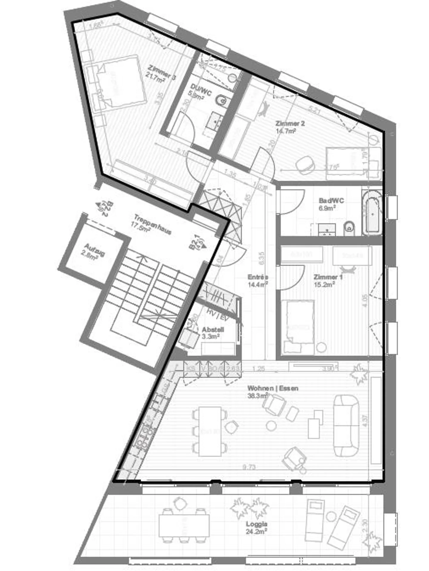 B2.1 | Nuovo appartamento esclusivo con vista fantastica - Foto 6 di 8