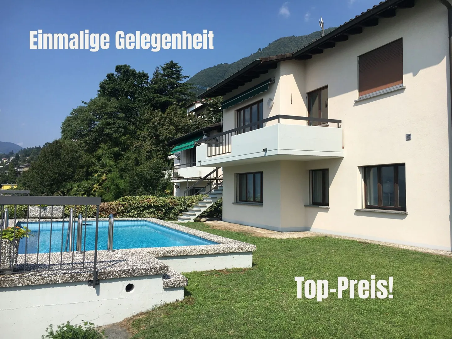 Charmantes Doppelhaus mit Pool - Foto 1 von 14