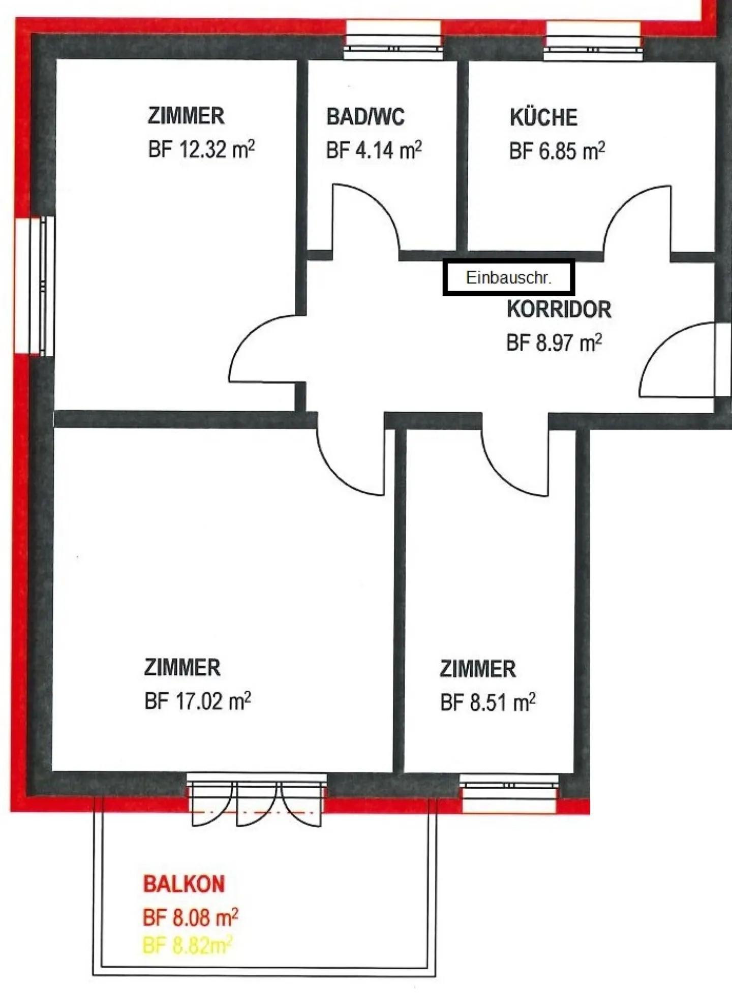 Frisch Renovierte Wohnung - Foto 10 von 10