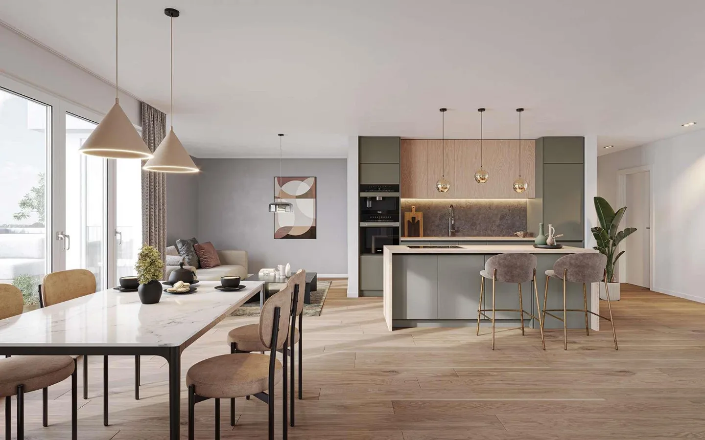 Modernes Apartment in Winterthur - Foto 4 von 7