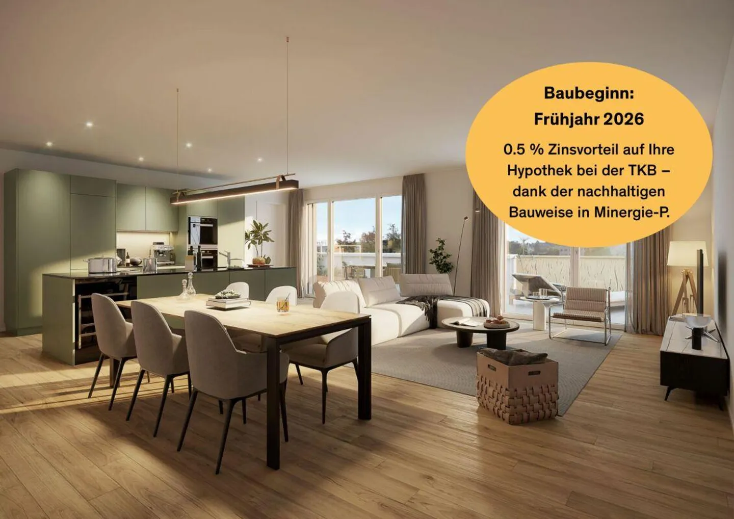 New construction project "Fliedergarten" - modern living with style and sustainability - high-quality garden apartment - Photo 1 of 11