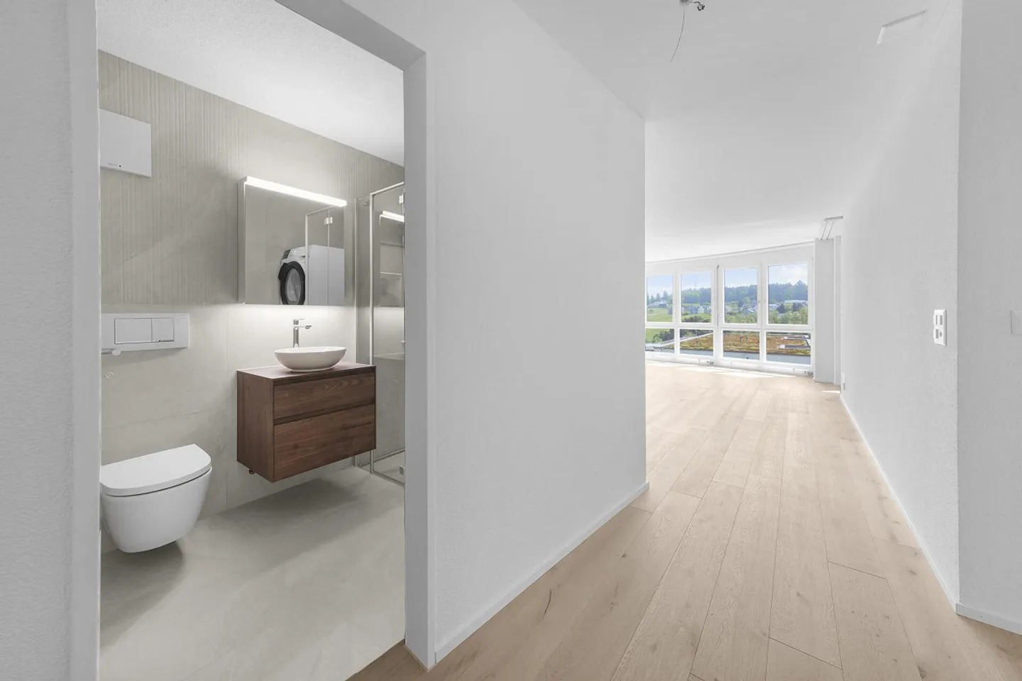 Modernes Apartment mit Balkonen - Foto 9 von 16