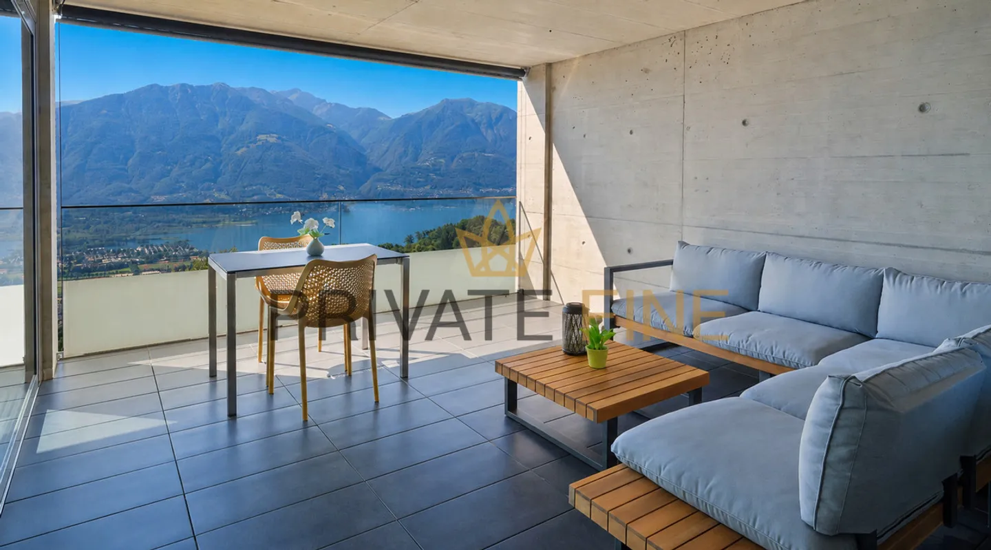 Appartement de 2,5 pièces avec piscine, vue sur le lac et résidence secondaire - Photo 3 sur 15
