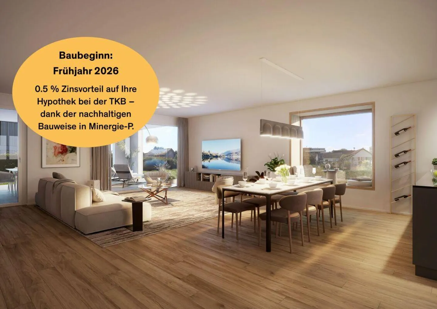 New construction project "Fliedergarten" - modern living with style and sustainability - luxurious upper floor apartment - Photo 1 of 11