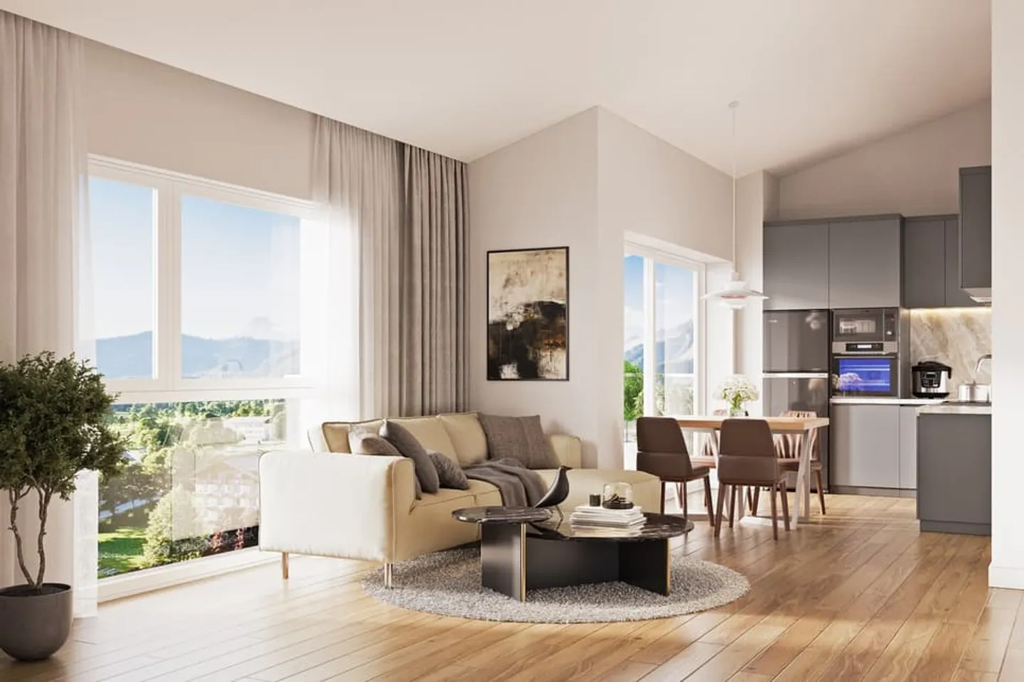 3 MINUTES FROM CHARRAT! Promotion of 20 apartments with mountain views - Photo 6 of 6