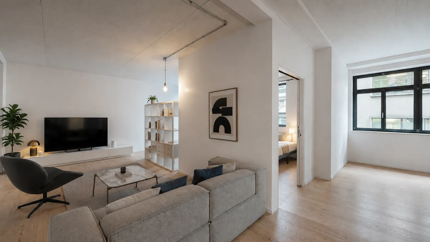 Loft Design with 2.5 Rooms | 104 m² | Quiet with Courtyard | Zurich-Altstetten - Photo 2 of 9