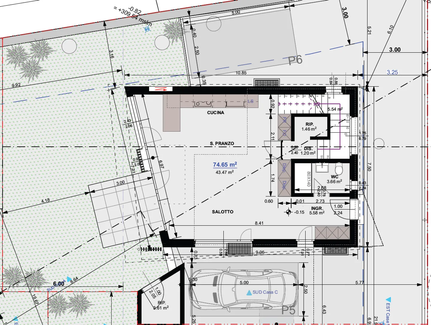 Luxuriöse Zwillingsvillen in Roveredo - Foto 17 von 23