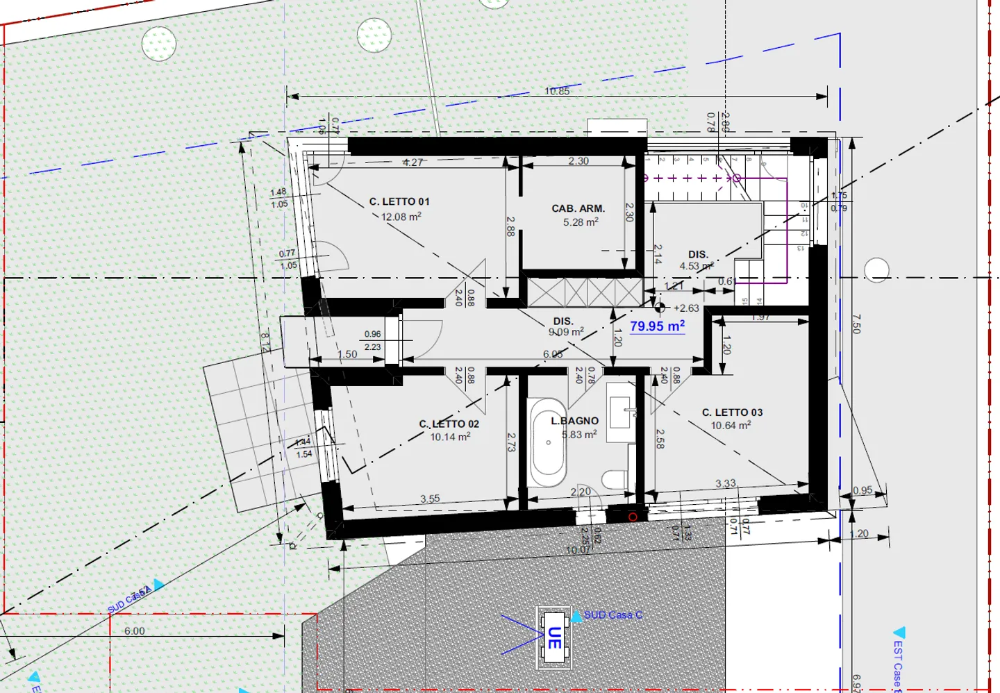 Luxuriöse Zwillingsvillen in Roveredo - Foto 18 von 23