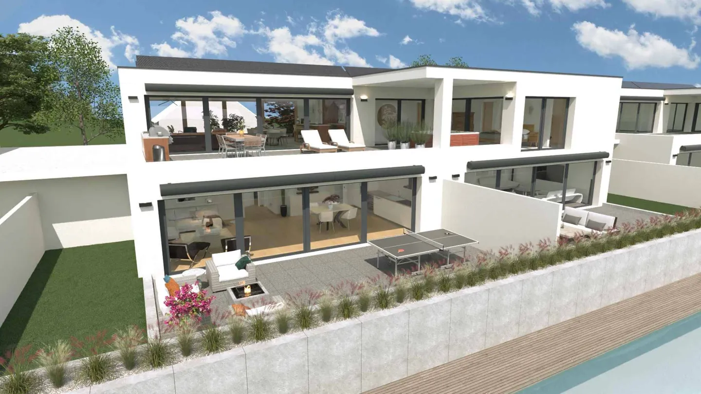 Villas contemporaines au bord du lac - Photo 3 sur 13