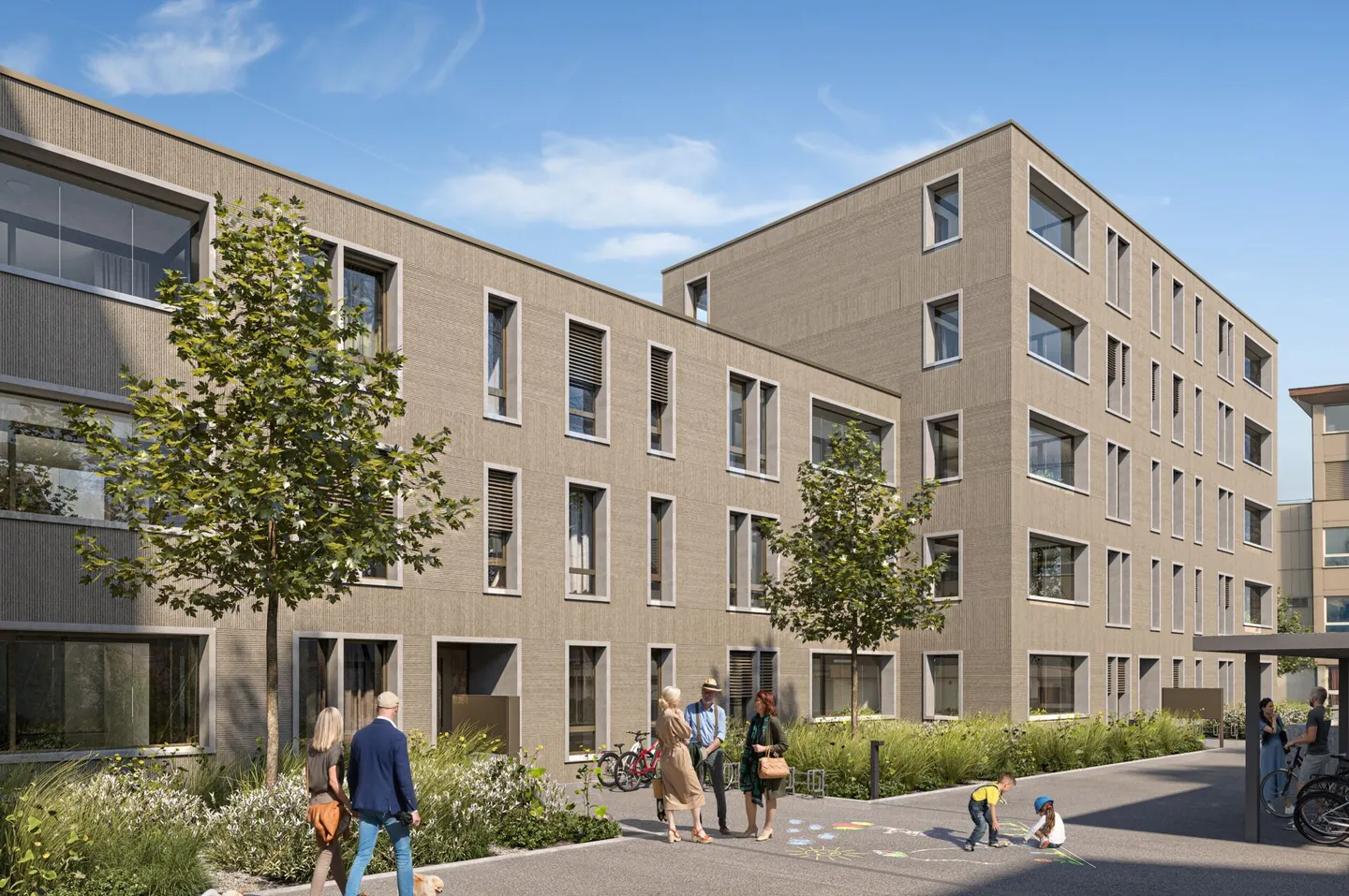 Nouvelle construction - Appartement attrayant et moderne de 4 1/2 pièces avec loggia au centre de Sissach - Photo 5 sur 9