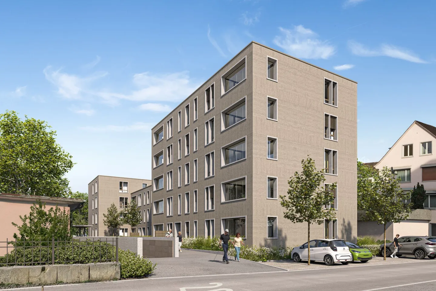 Nuova costruzione - Appartamento giardino attraente e moderno di 3 1/2 stanze nel centro di Sissach - Foto 2 di 5