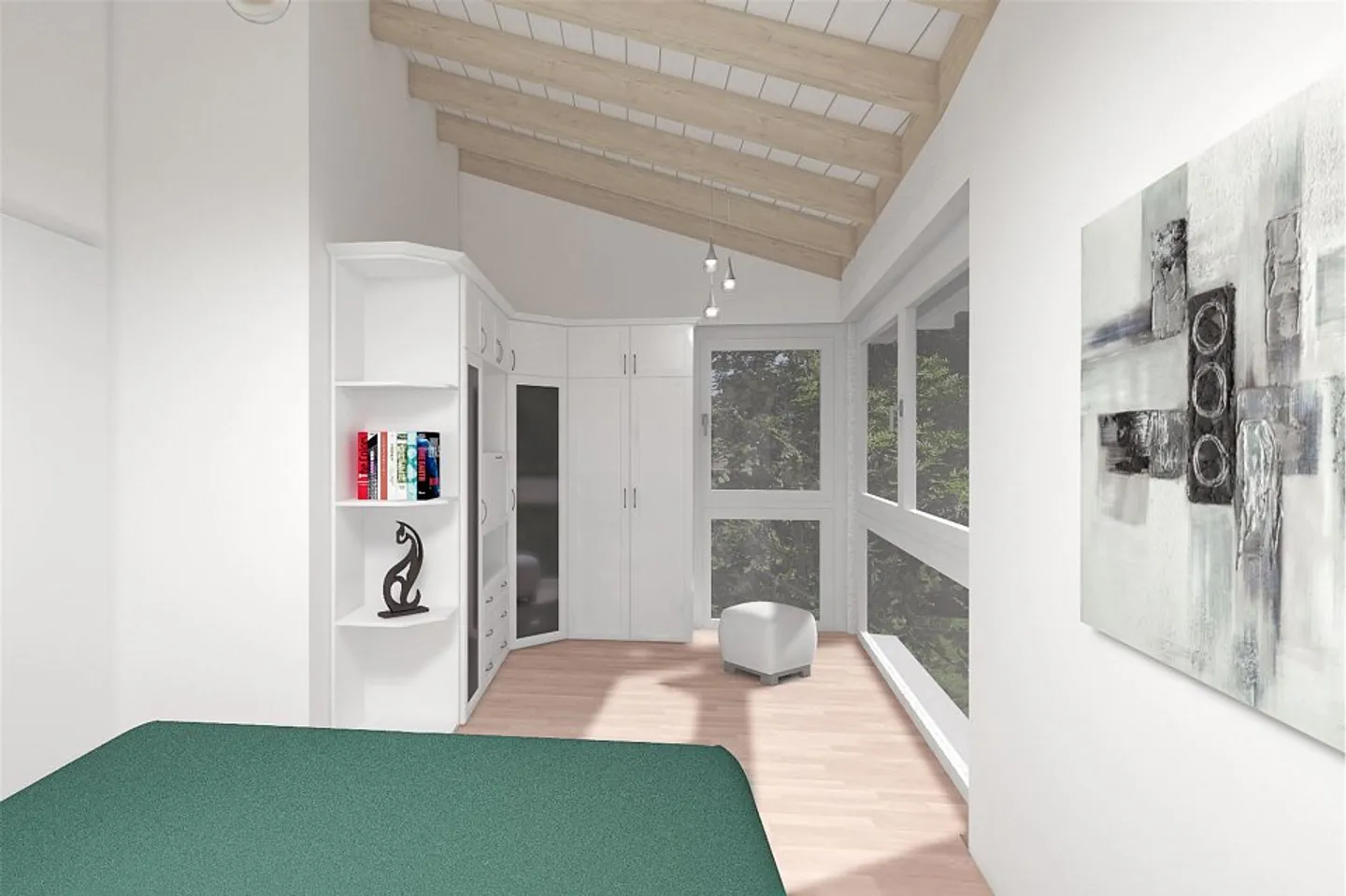 Modern, practical new row house in Münchenwiler (corner house) - Photo 5 of 9