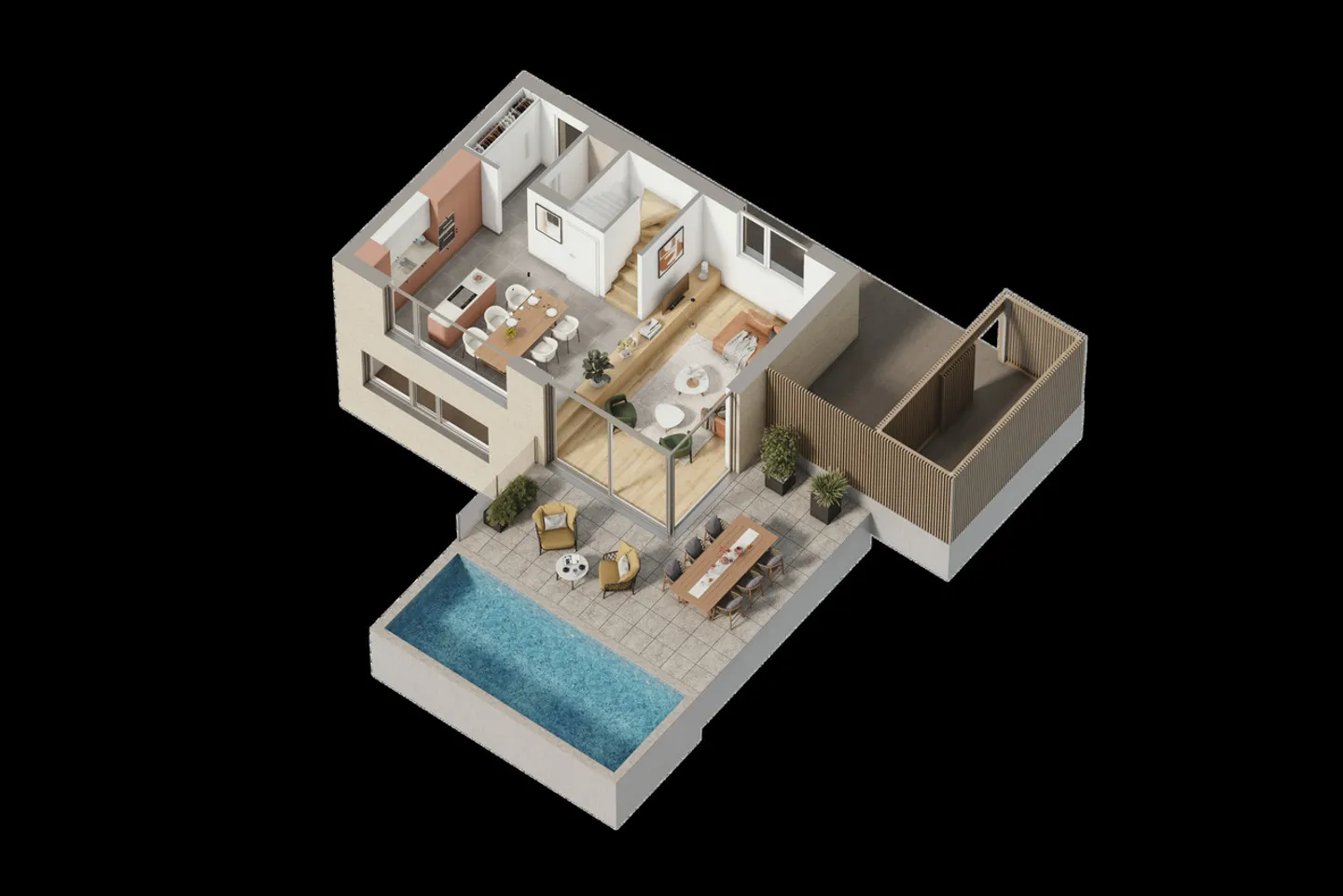 VILLAS PAR DES ARCHITECTES - VUE PANORAMIQUE - LES TRAVAUX ONT COMMENCÉ - Photo 12 sur 17