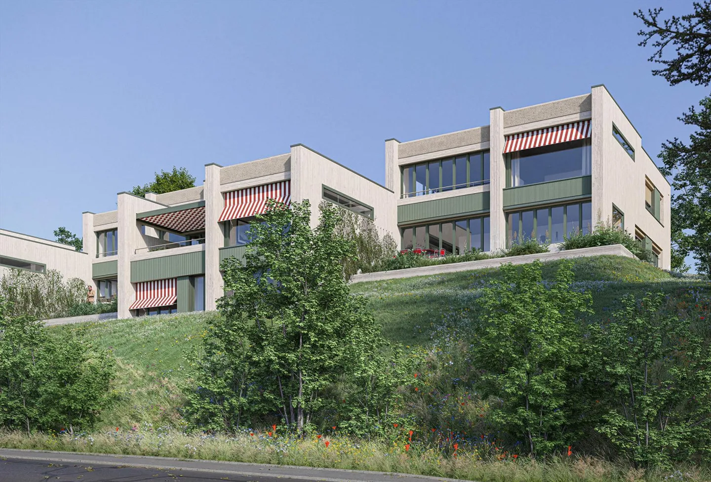 Duplex moderne avec vue sur les Alpes - Photo 1 sur 7