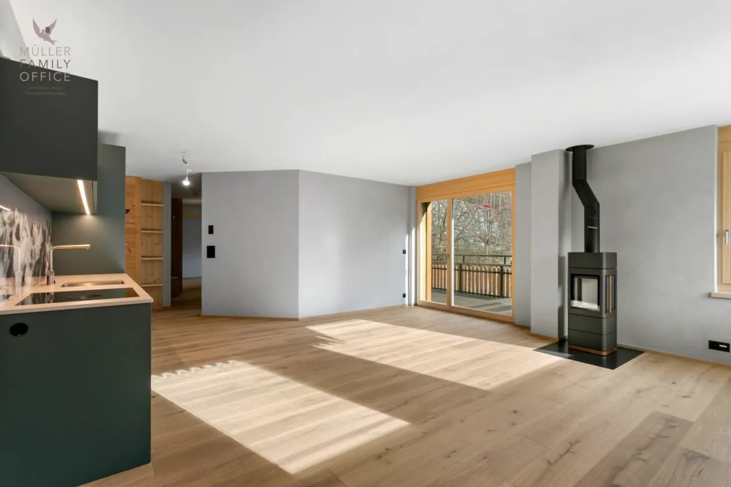Nouvelle construction rêve de maison dans le chic moderne de montagne - Appartement de 3 1/2 pièces avec beau balcon (seconde maison) - Photo 4 sur 13
