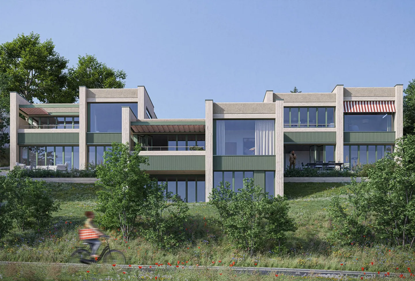 Duplex moderne avec vue sur les Alpes - Photo 2 sur 7