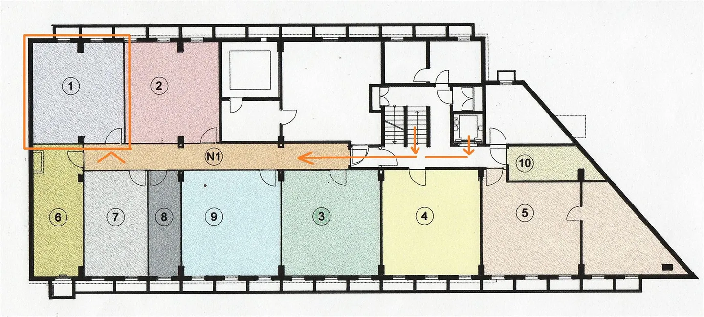 Magazzino con 39,52 m2 BFL - Ufficio-Commercio & Edificio di Pratica "Riedappel" - Foto 4 di 4