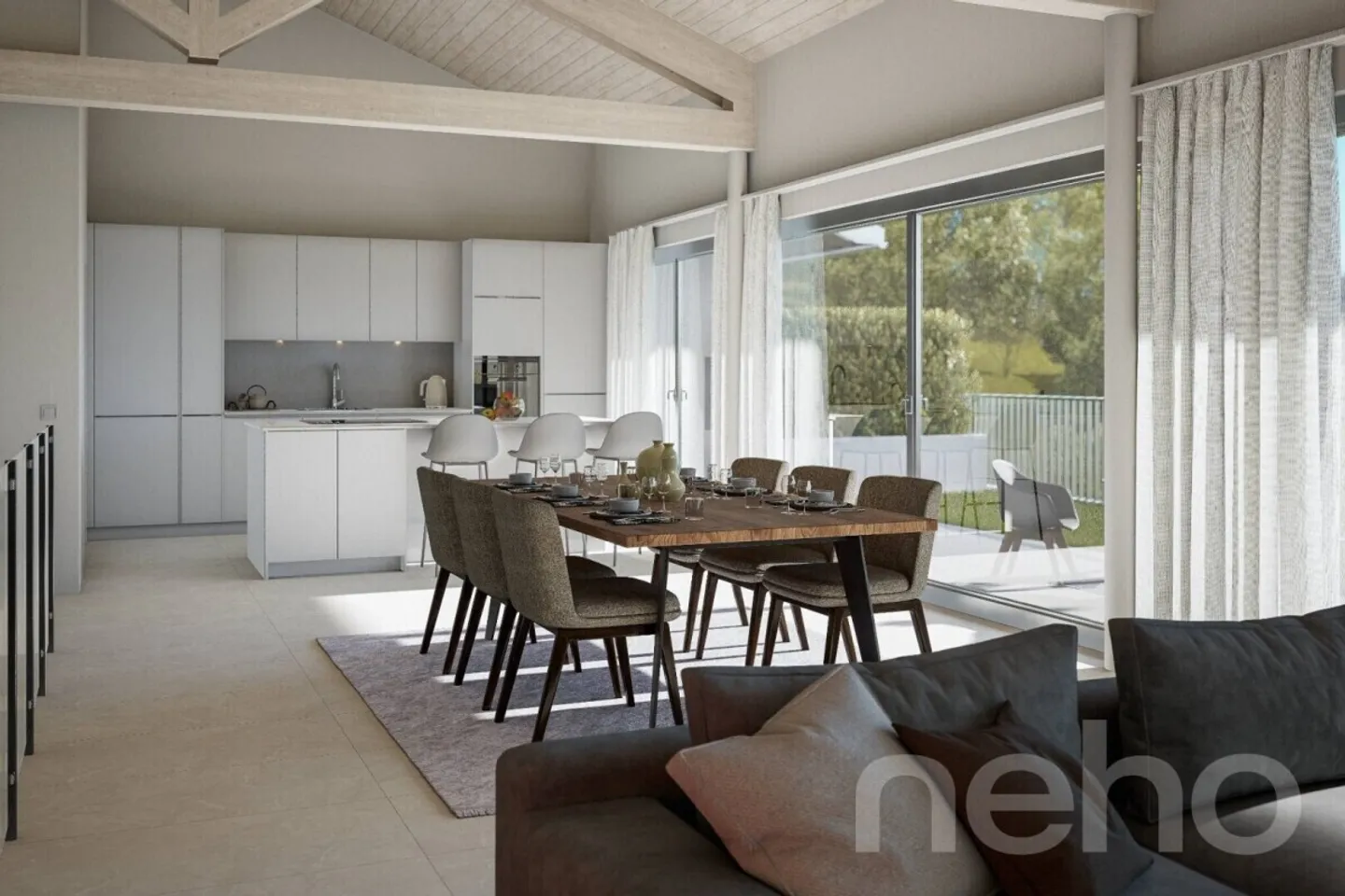 CHEXBRES ? VILLA CONTEMPORANEA CON VISTA MOZZAFIATO SUL LAGO DI GINEVRA - Foto 11 di 12