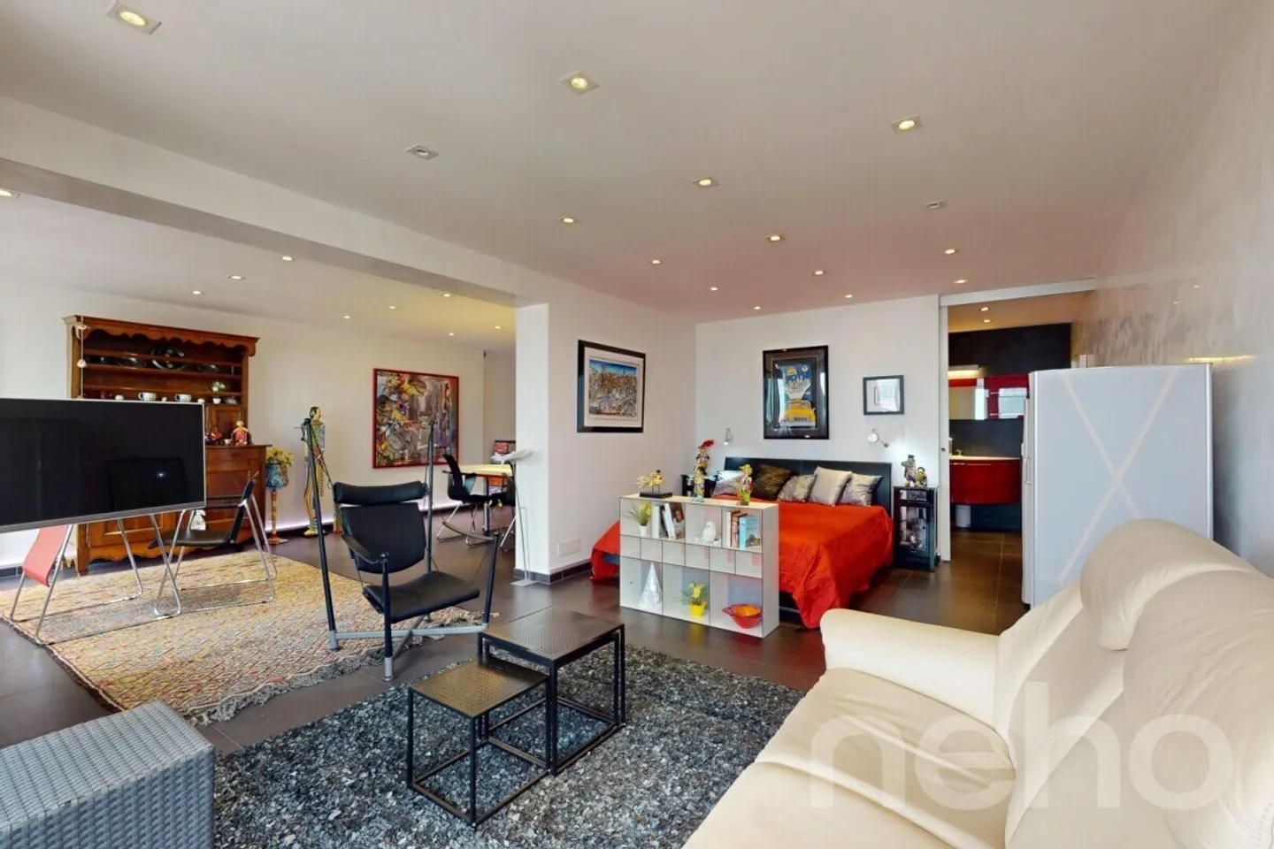 Loft ristrutturato nel centro di Champéry, vista panoramica - Foto 3 di 12