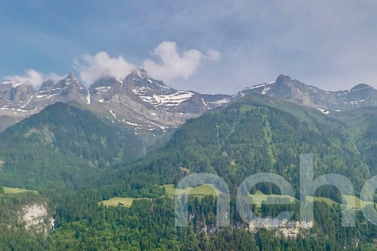 Loft ristrutturato nel centro di Champéry, vista panoramica - Foto 2 di 12
