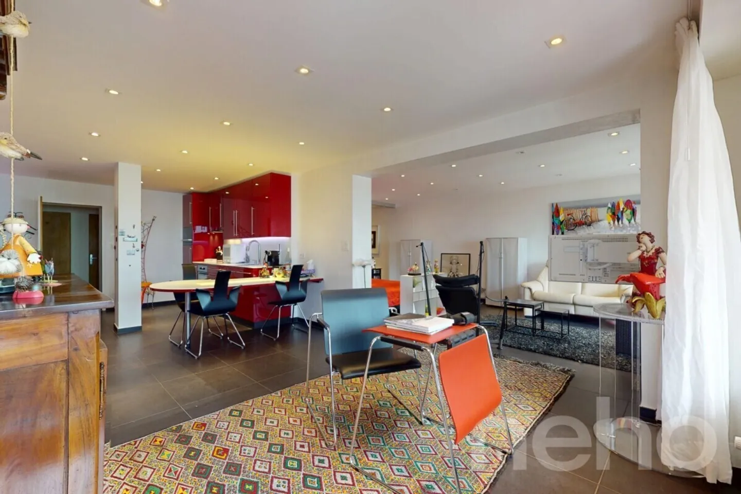 Loft ristrutturato nel centro di Champéry, vista panoramica - Foto 5 di 12