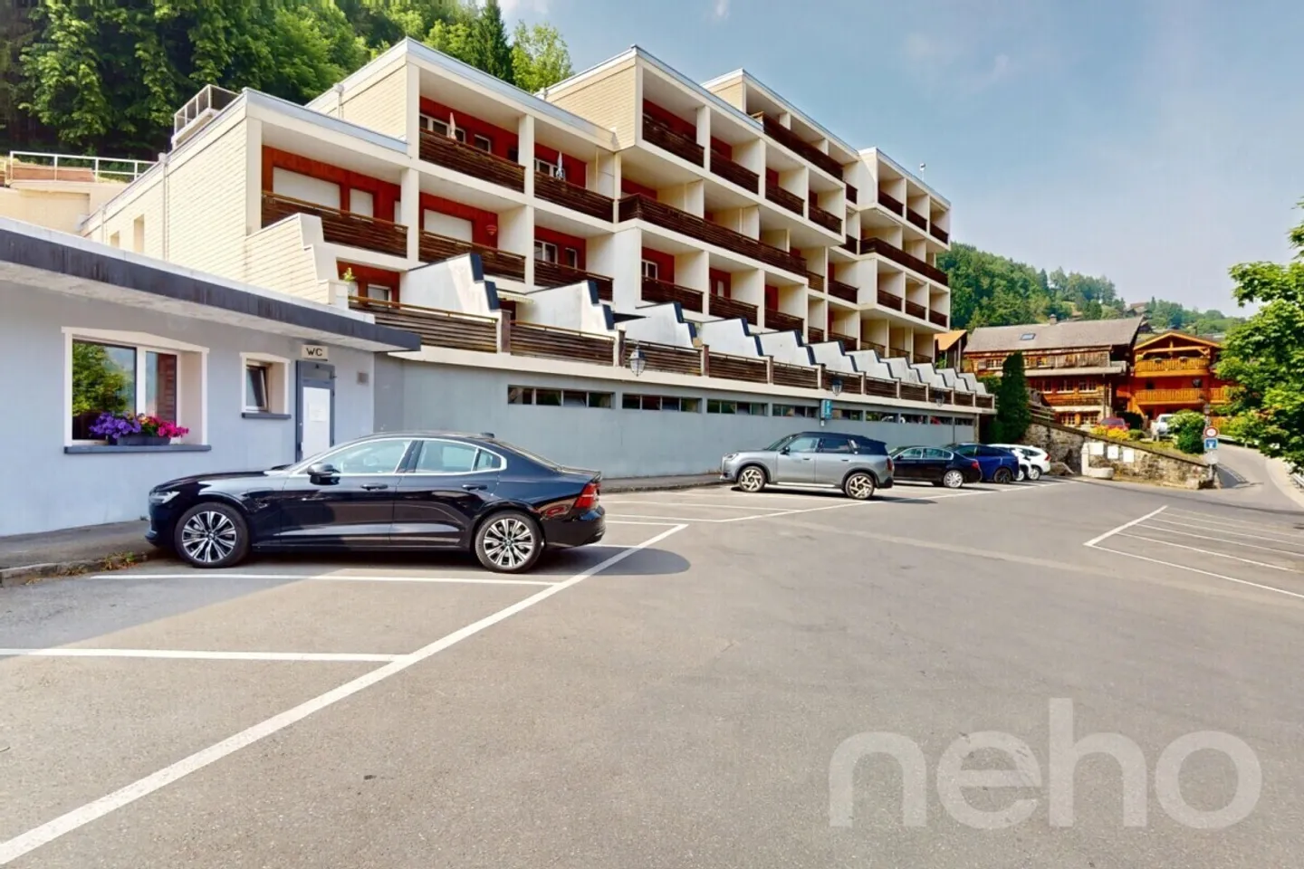 Loft ristrutturato nel centro di Champéry, vista panoramica - Foto 11 di 12