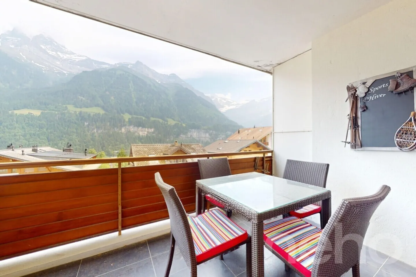 Loft ristrutturato nel centro di Champéry, vista panoramica - Foto 10 di 12