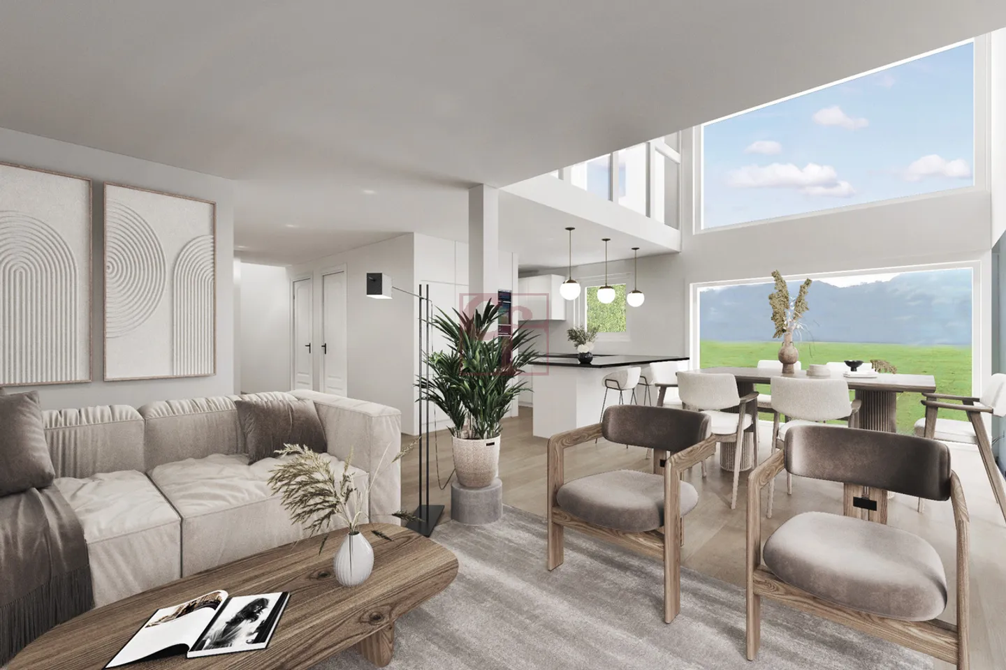 Villas avec 4,5 et 5,5 pièces de qualité exceptionnelle à louer - Photo 1 sur 9