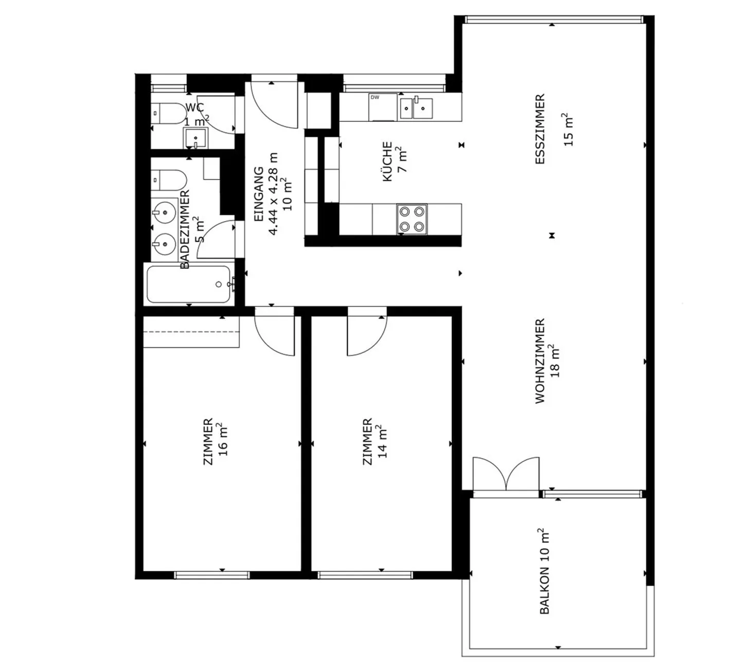 Wohnung mieten - Foto 9 von 9