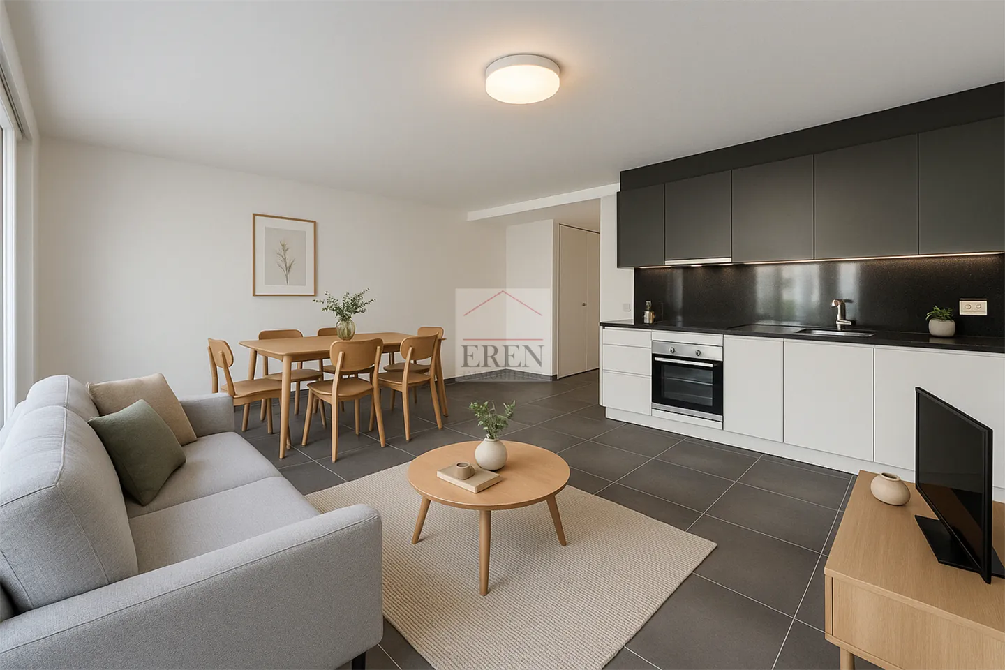 Appartement 2,5 pièces avec grande terrasse de 42,50 m2 - Photo 4 sur 13