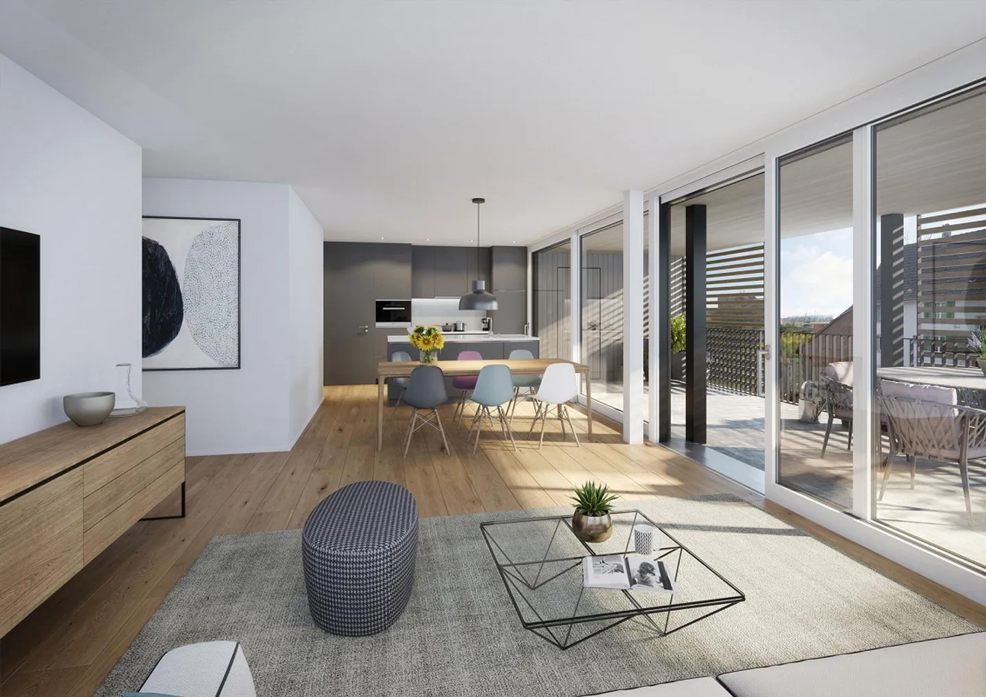 Modern 4.5-room apartment in Rothenhausen - Photo 1 of 9