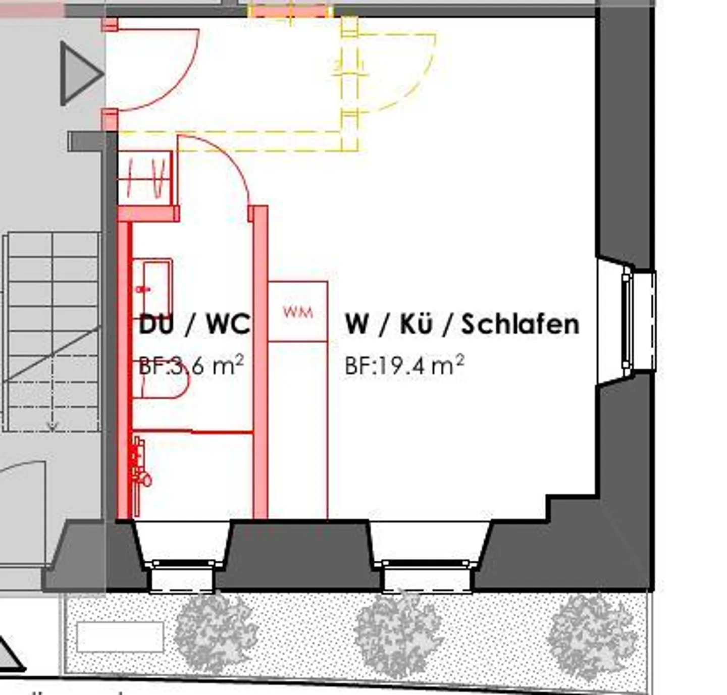 Appartamento 1.5 stanze a Neuhausen am Rheinfall - Foto 6 di 6