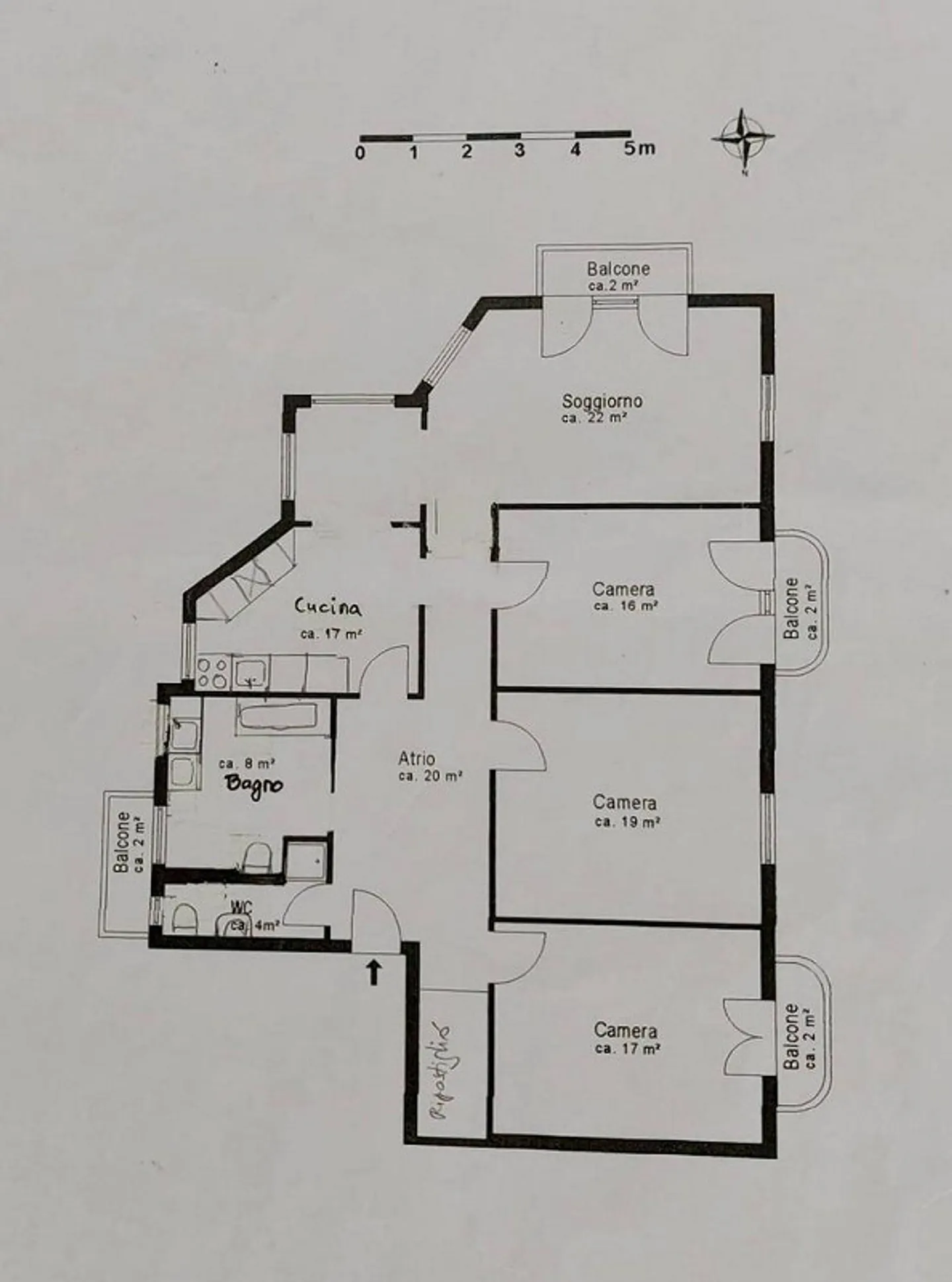 SPACIOUS AND BRIGHT 5-ROOM APARTMENT NEAR THE CENTER - Photo 17 of 17