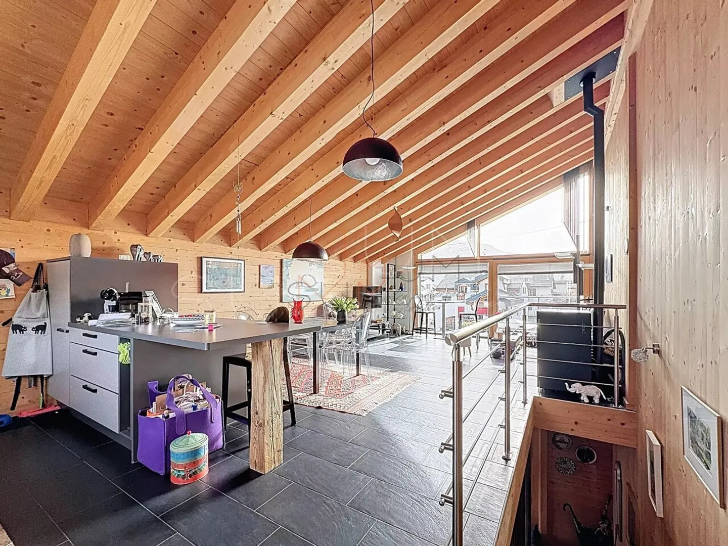 Sumptuous renovated barn with 2 apartments in Savièse - Photo 6 of 13